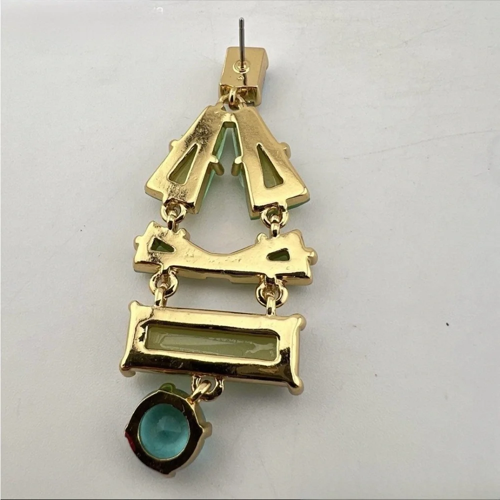 Kate Spade Signed Beach Gem  Statement Necklace/Earring Set